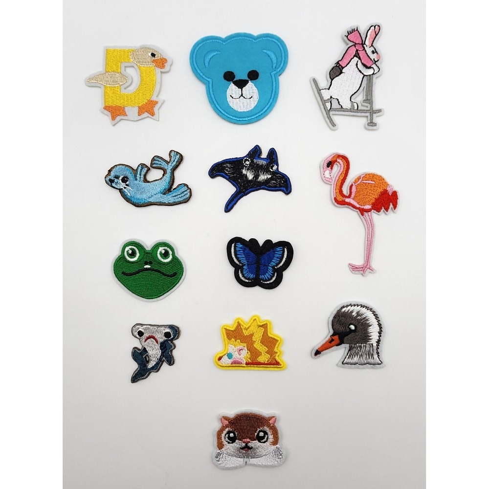MIXED LOT OF ANIMAL‎ PATCHES EMBROIDERED